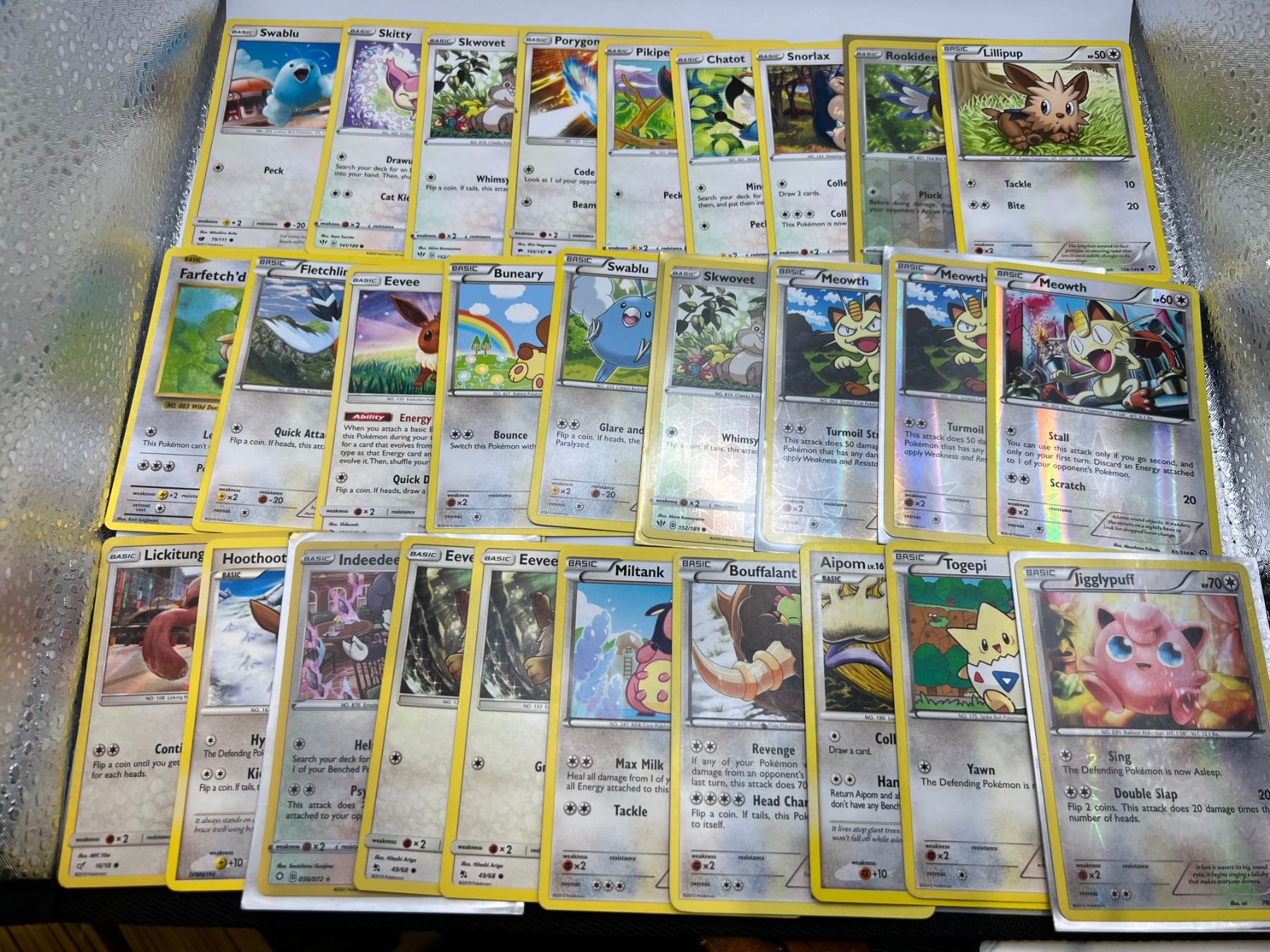 Normal Pokemon Set Normal Type Pokemon Cards