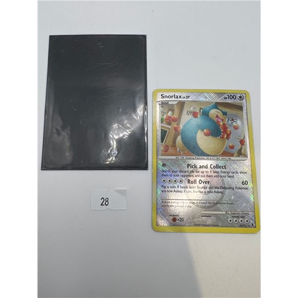 Snorlax LV 37 Reverse Hollo