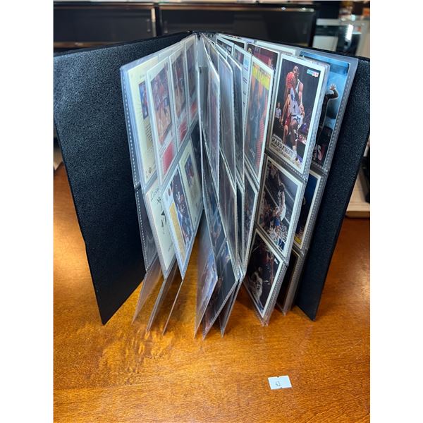 100+ Assorted Basketball Cards in Binder