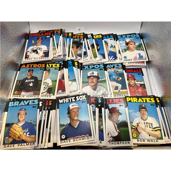 1986 Topps Traded Baseball Card Set - Almost Complete!