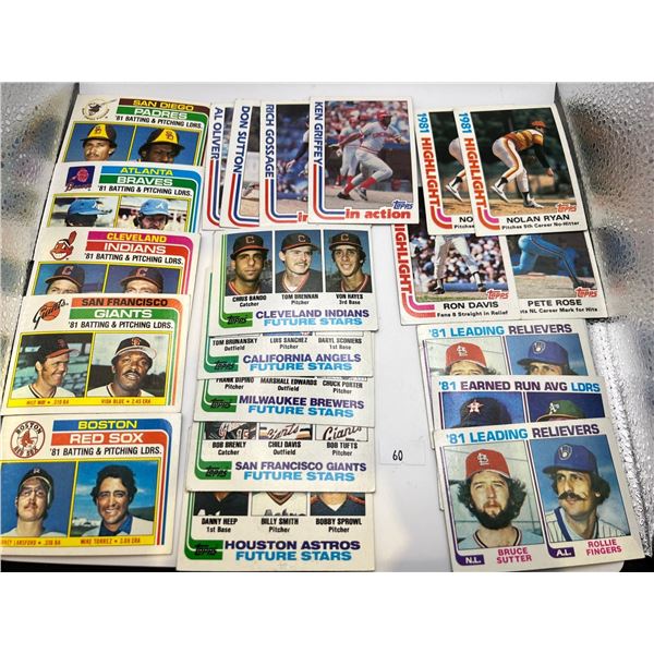 1981 Topps Baseball Cards