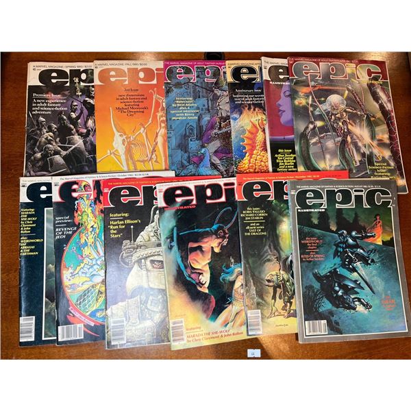 1980-1982 Marvel Epic Magazines