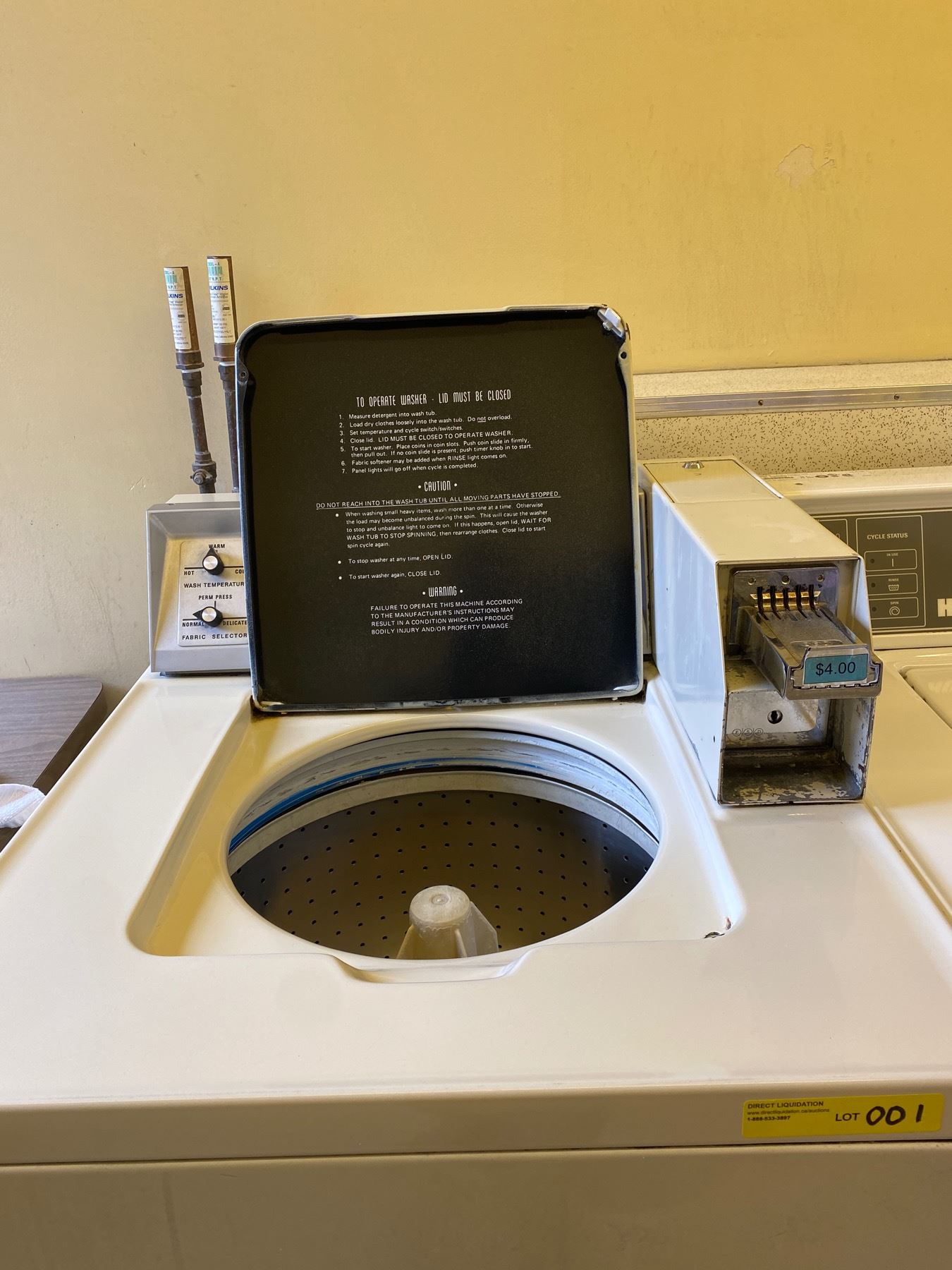 "EconOWash" Coin operated Commercial Washer