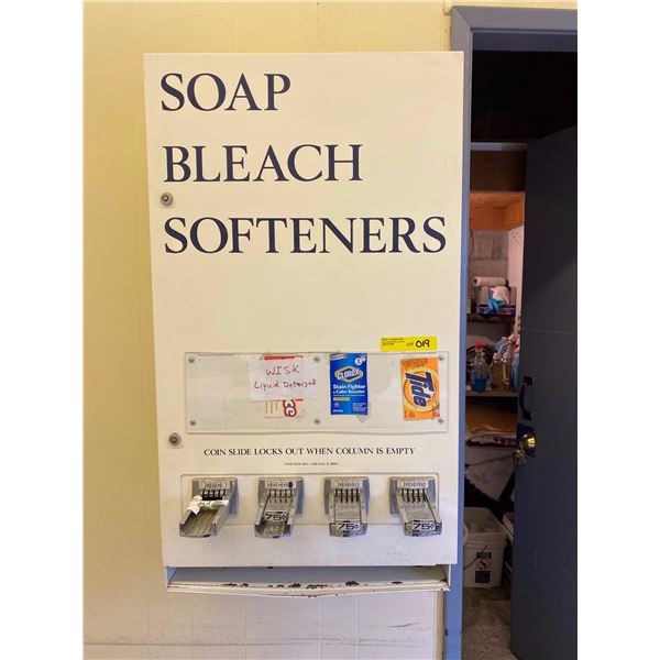 Coin operated soap, bleach & softener dispenser "Vend Rite MFG"