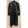 Image 2 : "Superhero Show" Leith black faux Leather trench coat - Sz large