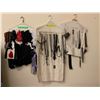 Image 2 : "Superhero Show" rack of clothing accessories - includes gloves / belts / punk necklaces / uniform b