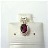 Image 1 : $120 Silver Garnet Pendant