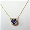 Image 1 : $800 10K Lolite (1ct) Necklace