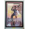 Image 1 : "Motherland: Fort Salem" propaganda styled wall framed poster - Answer The Call (approx 26" x 38")