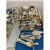 Image 2 : Table lot of kitchenware - includes cutlery / gold plated cutlery / mirror / soap stone incense towe