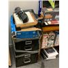 Image 2 : Huge lot of misc. set dec items - includes thermal laminator / paper cutters / small black 2-door fi
