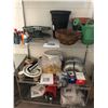Image 2 : Large lot of misc set Dec items - includes paint cans / buckets / mushroom planet campsite / duct su