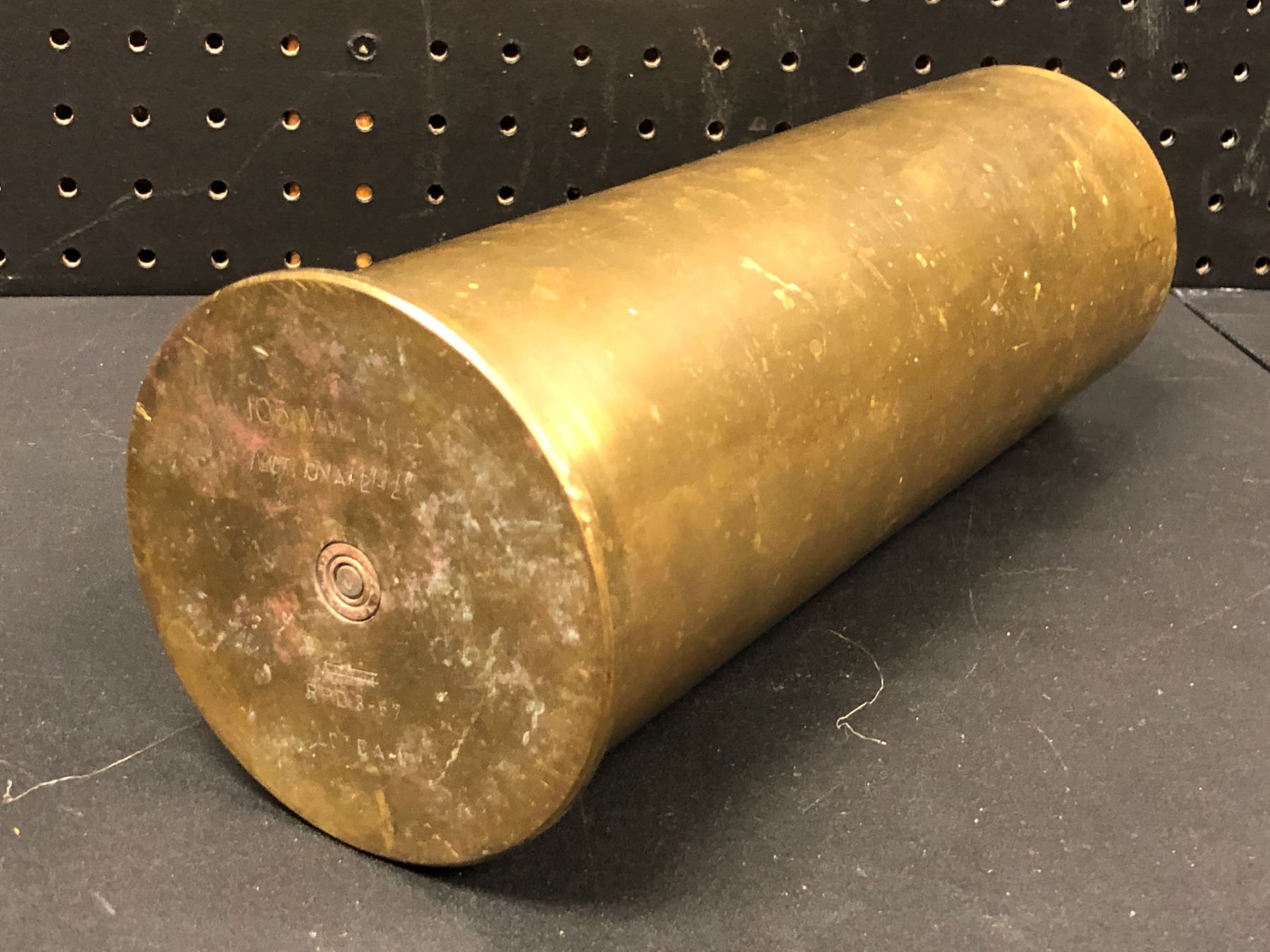 105mm M14 brass shell dated 1954