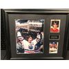 Image 2 : Framed Wayne Gretzky Edmonton Oilers Memorabilia Pictures (Approximately, 18in x 16in)