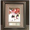 Image 1 : Framed Sidney Crosby Canada Limited edition #202/1087 Vancouver 2010 picture "The Goal with Gold Med