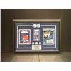 Image 1 : Framed "99" The Great One Career Commemorative Wayne Gretzky Tribute and Hockey Hall of Fame memorab