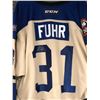 Image 2 : Rare Grant Fuhr Victoria Royals NHL 50 signed #31 jersey w/ Victoria Royals vs Seattle Thunderbirds 