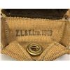 Image 2 : Rare WW2 1940 lined compass pouch CV marked (excellent shape)
