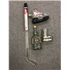 Image 1 : Group of 3 collectible liquor bottles & beer mug - includes Skate Premium Canadian Whiskey empty bot