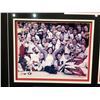 Image 2 : Framed Gold Medal Glory Team Canada Mens and Womens Ice Hockey Memorabilia Photographs (Approximatel