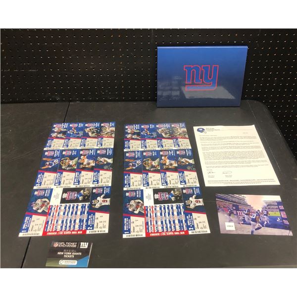 New York Football Giants Season Tickets 2017