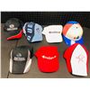 Image 1 : Group of Assorted Collectible Caps- Includes Ford world Curling Championship/ Dublin/ Swiss Ice Hock