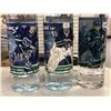 Image 2 : Group of 6 Vancouver Canucks collectible autographed water bottles - includes Roberto Luongo / Danie