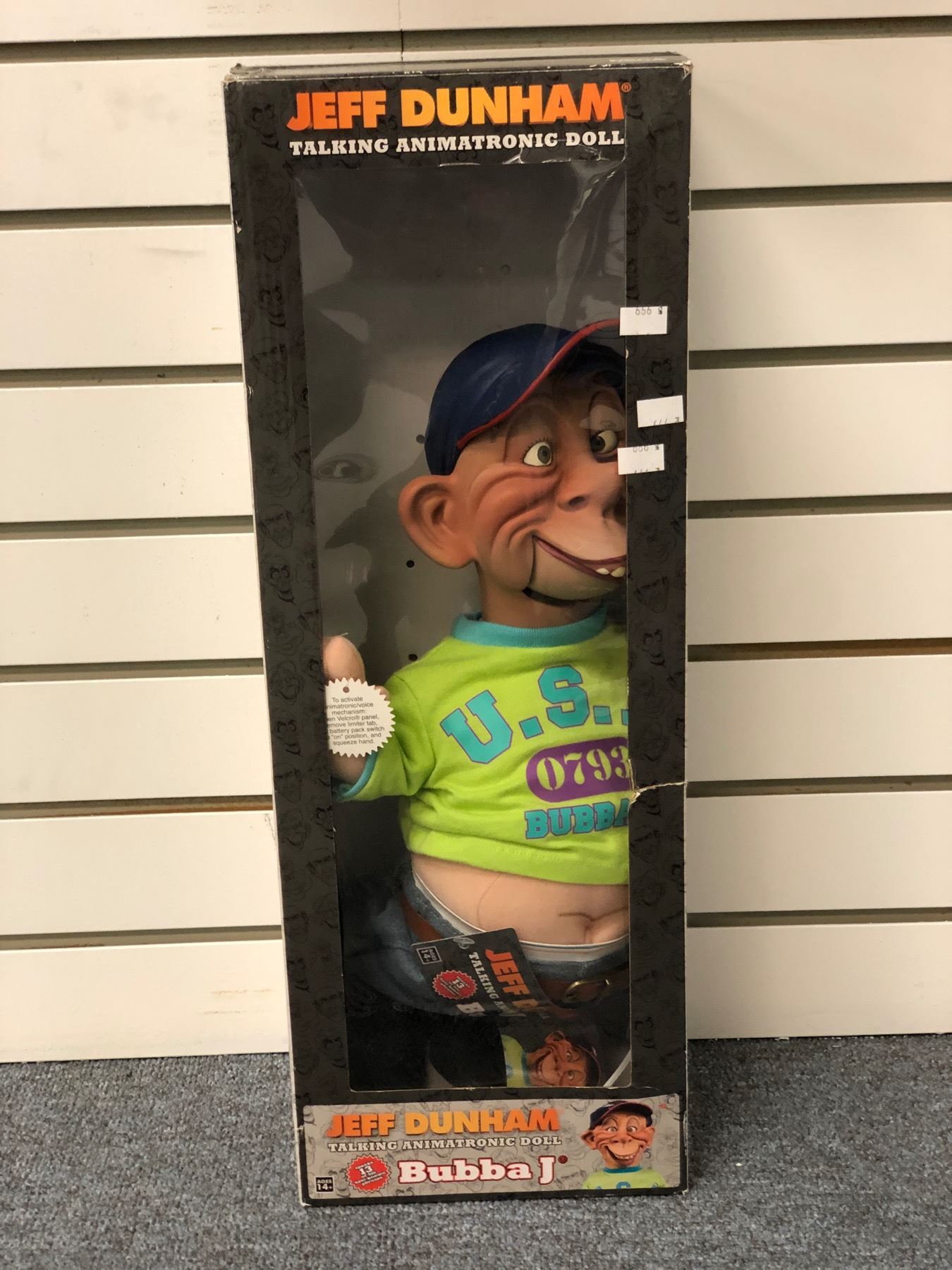 Jeff Dunham Bubba J Talking Animatronic Doll In original box