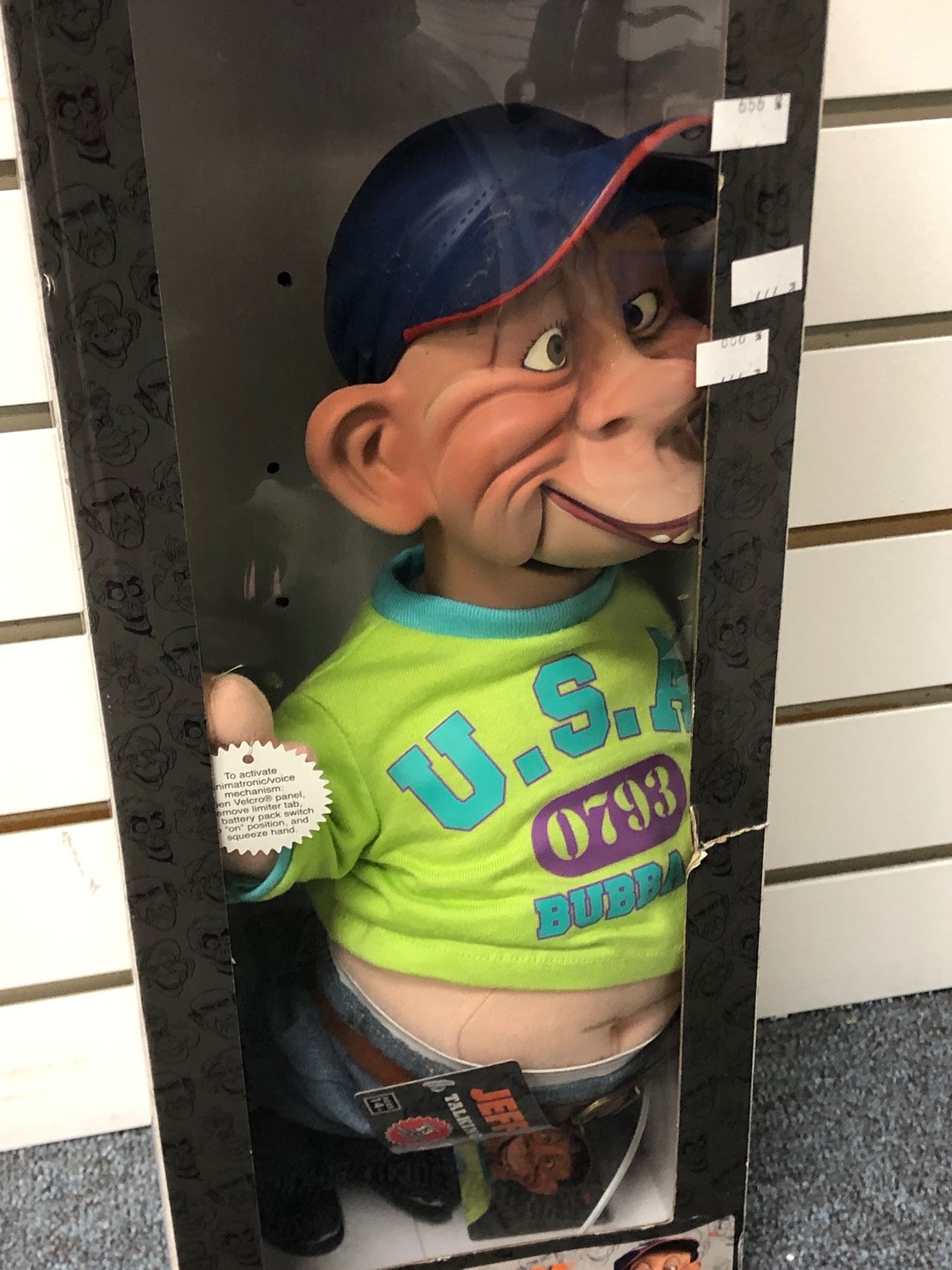 Jeff Dunham Bubba J Talking Animatronic Doll In original box
