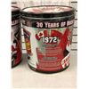 Image 2 : Group of two sealed 1972 and 2002 Vintage Team Canada Metal Buckets with Doritos Bags Inside