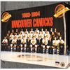 Image 2 : Vintage Pavel Bure Vancouver Canucks Poster and 1993-1994 Vancouver Canucks Team Poster