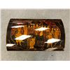 Image 2 : Vintage Chinese hand-painted wooden chest (approx. 31in wide x 19in depth x 17in height)