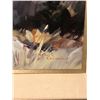 Image 2 : Framed vintage "Mountain Scene" original painting signed by artist Egbert Christiaan Oudendag, a Can