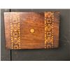 Image 2 : Group of 3 vintage wooden & metal jewelry boxes