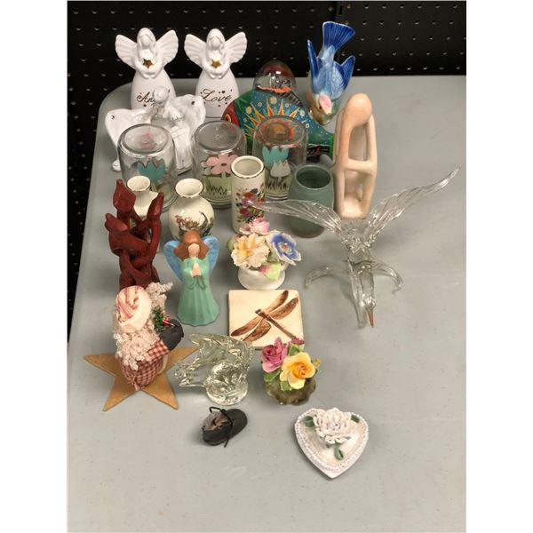 Group of assorted miniature decorative pieces from estate