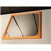 Image 2 : Vintage wood framed wall mirror (approx. 21 1/2in x 20in)