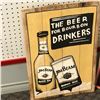 Image 2 : Group of 3 wooden decorative wall hangings - includes Jim Beam & Corona Beer (small size)