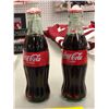 Image 1 : Group of 2 collectible Toronto Maple Leafs Coca Cola bottles