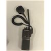 Image 2 : Leather belt holster right-hand weapon w/ Motorola walkie talkie from set dec