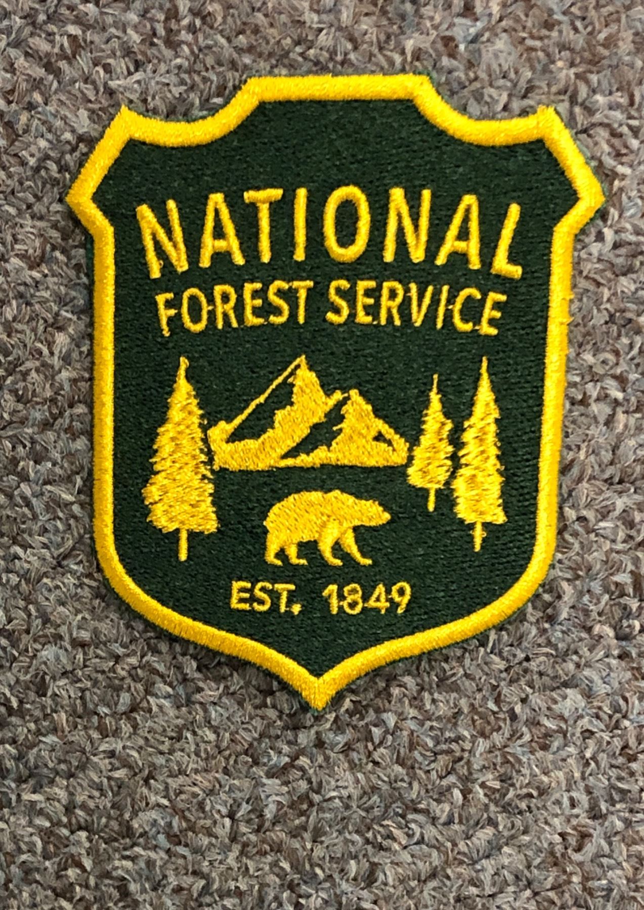 Group of National Forest Service uniform shirts includes approx. 20
