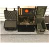Image 2 : Group of 3 plastic & metal storage boxes w/ contents