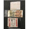 Image 1 : Group of collectible items - includes uncut pairs of 1973 $1 & 1986 $2 notes and 1979 British Columb