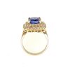 Image 4 : 3.67 ctw Tanzanite & Diamond Ring - 14KT White Gold