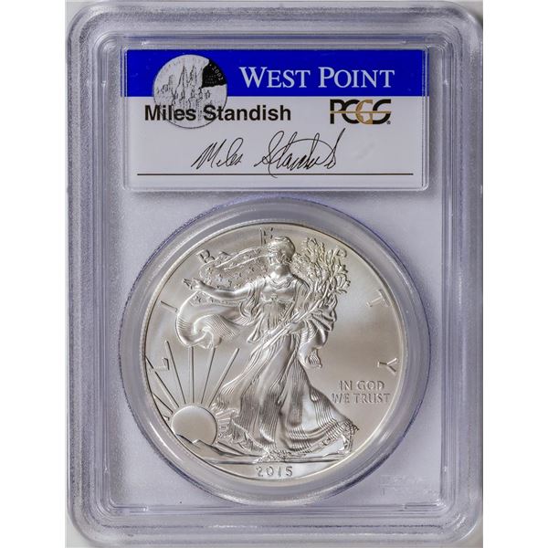 2015 American Silver Eagle .999 Fine Silver Dollar Coin PCGS MS70