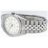 Image 9 : Rolex Mens Stainless Steel Silver Diamond 36MM Datejust Wristwatch