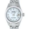 Image 1 : Rolex Ladies Stainless Steel Mother Of Pearl Datejust Wristwatch
