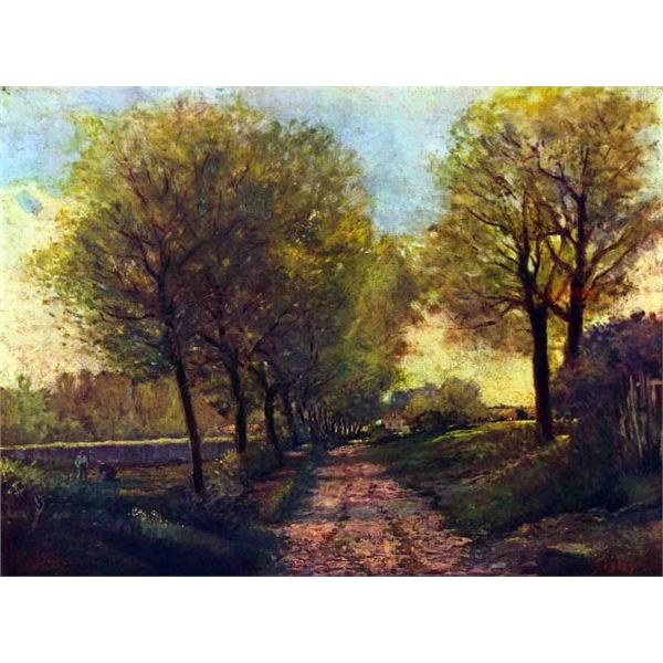 Alfred Sisley - Lane Near a Small Town