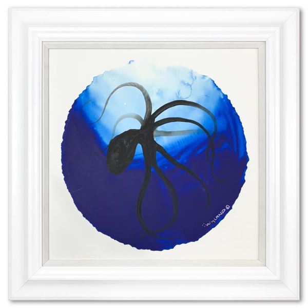 Octopus in Blue by Wyland Original