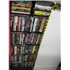 Image 1 : 1 ROW OF 6 SHELVES OF DVDs