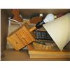 Image 3 : 2 BOXES OF LAMPS, VILLAGE, ETC.